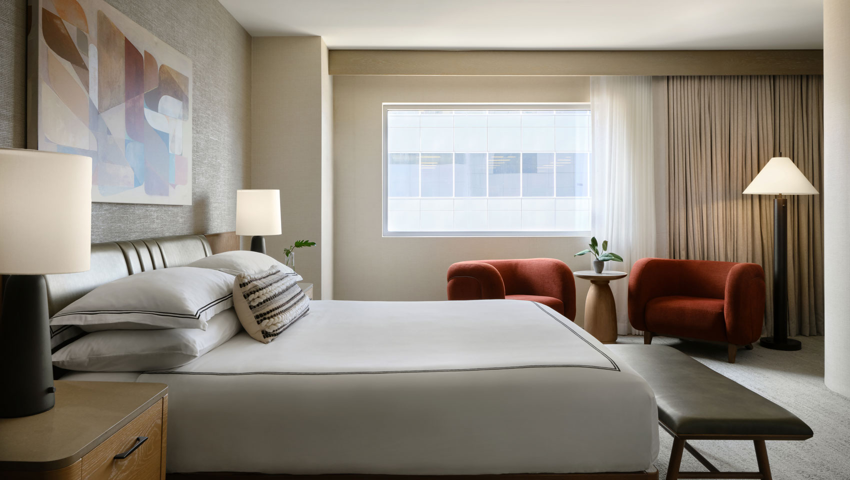 Hotel Palomar Phoenix King Suite Bedroom