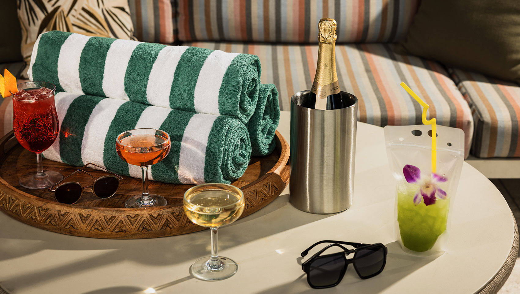 Cocktails in Cabana