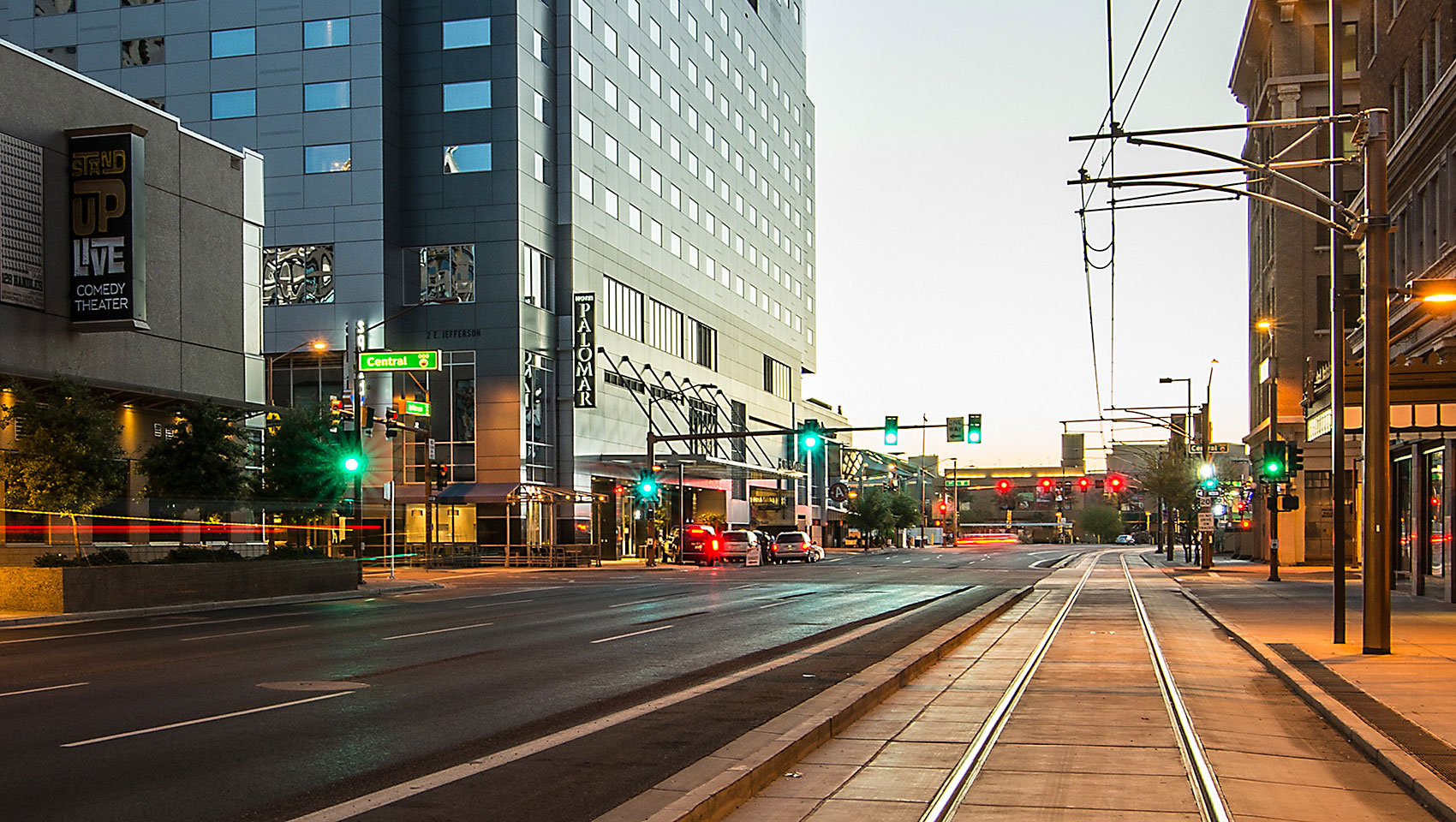 Kimpton Hotel Palomar Phoenix downtown night