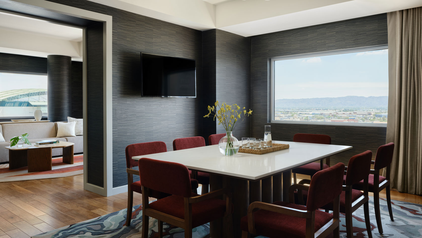 Hotel Palomar Phoenix Presidential Suite Dining Room