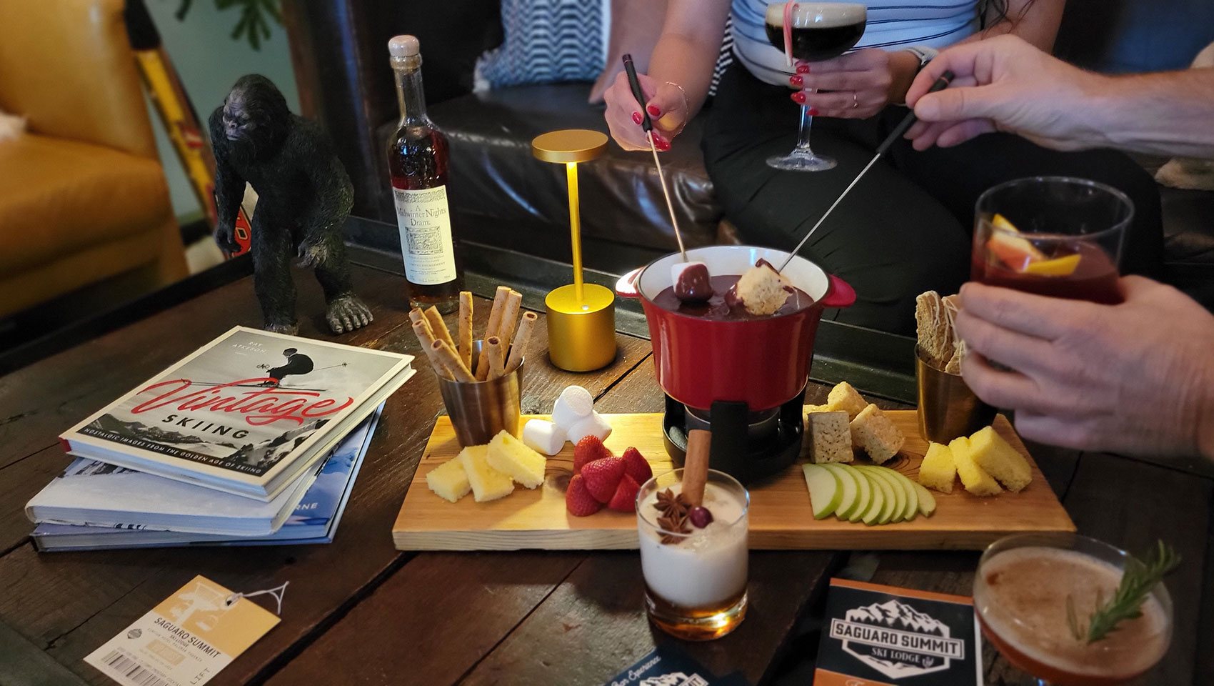 Chocolate Fondue at Saguaro Ski Summit