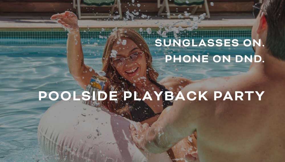 Poolside Playback Party web tile