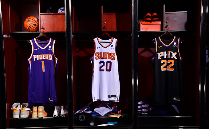 phoenix suns uniforms 2019