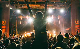 fans at a concert