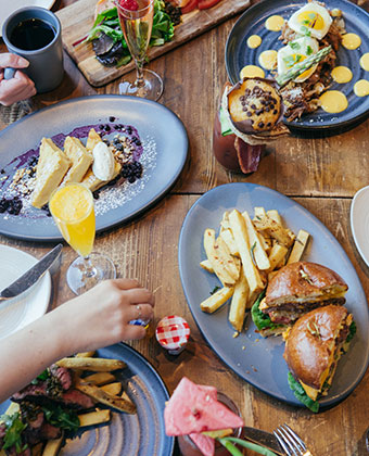 Blue Hound Kitchen dishes